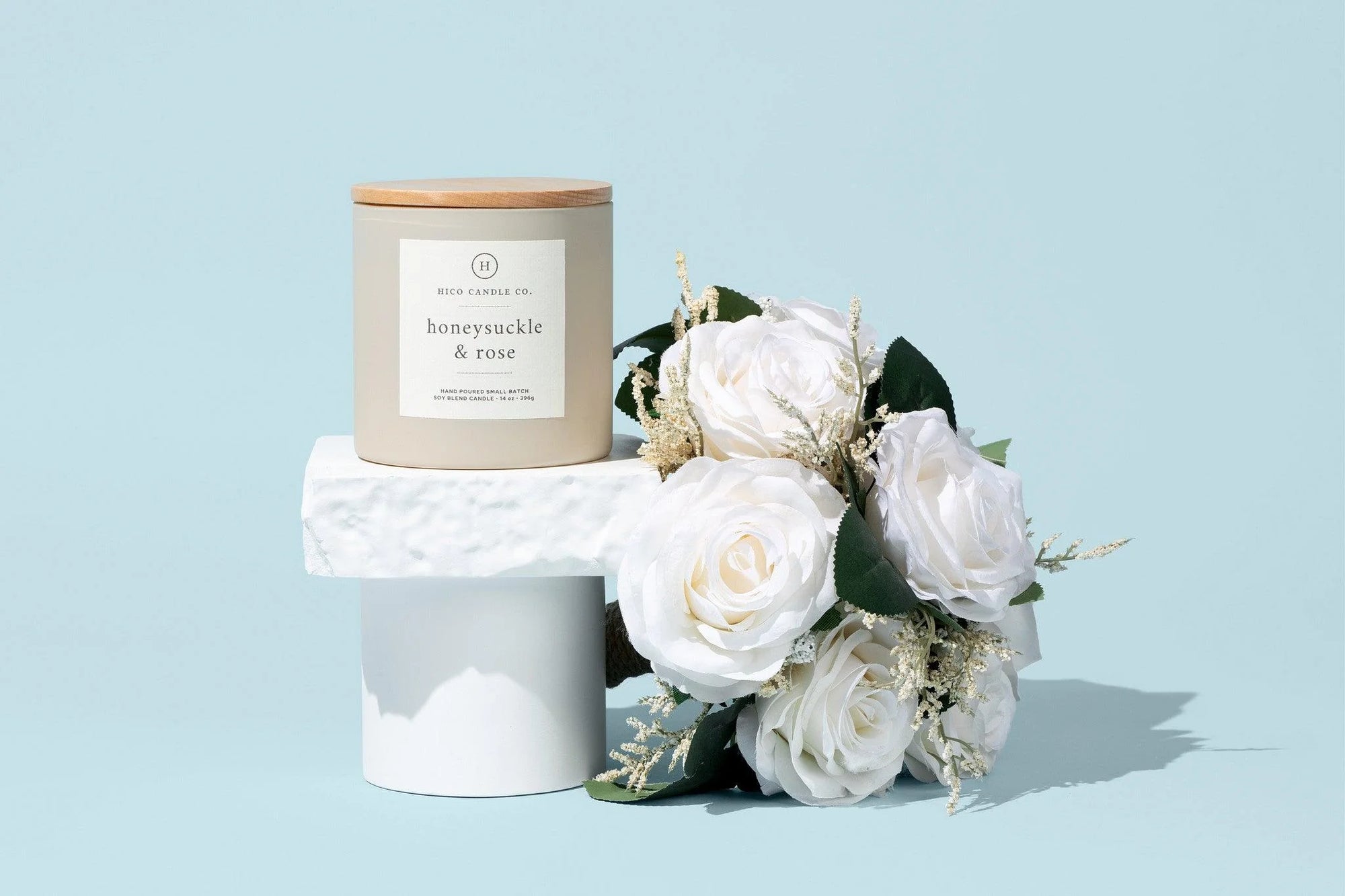 Hico Candle Co. Honeysuckle & Rose
