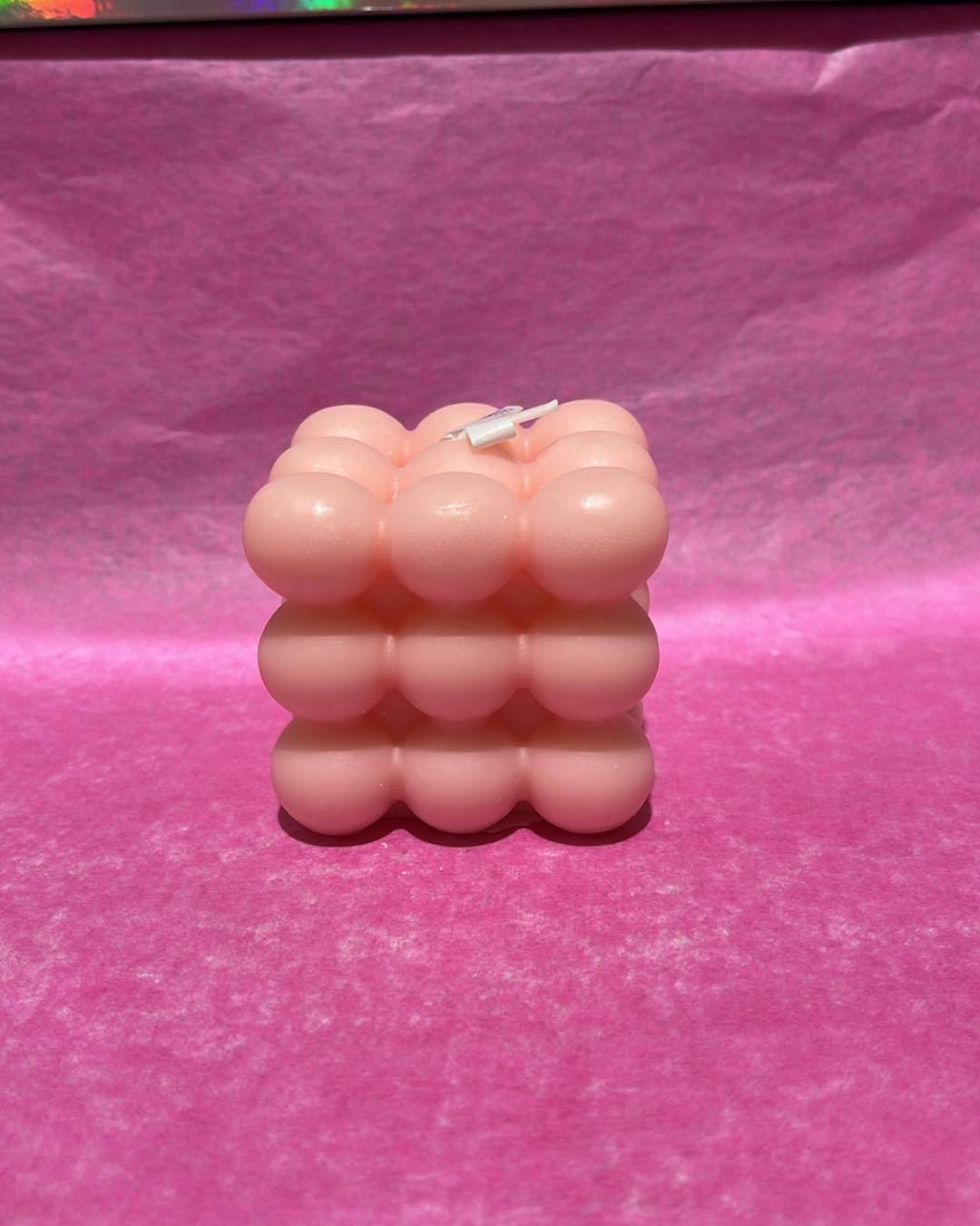 Bubble Cube Candle