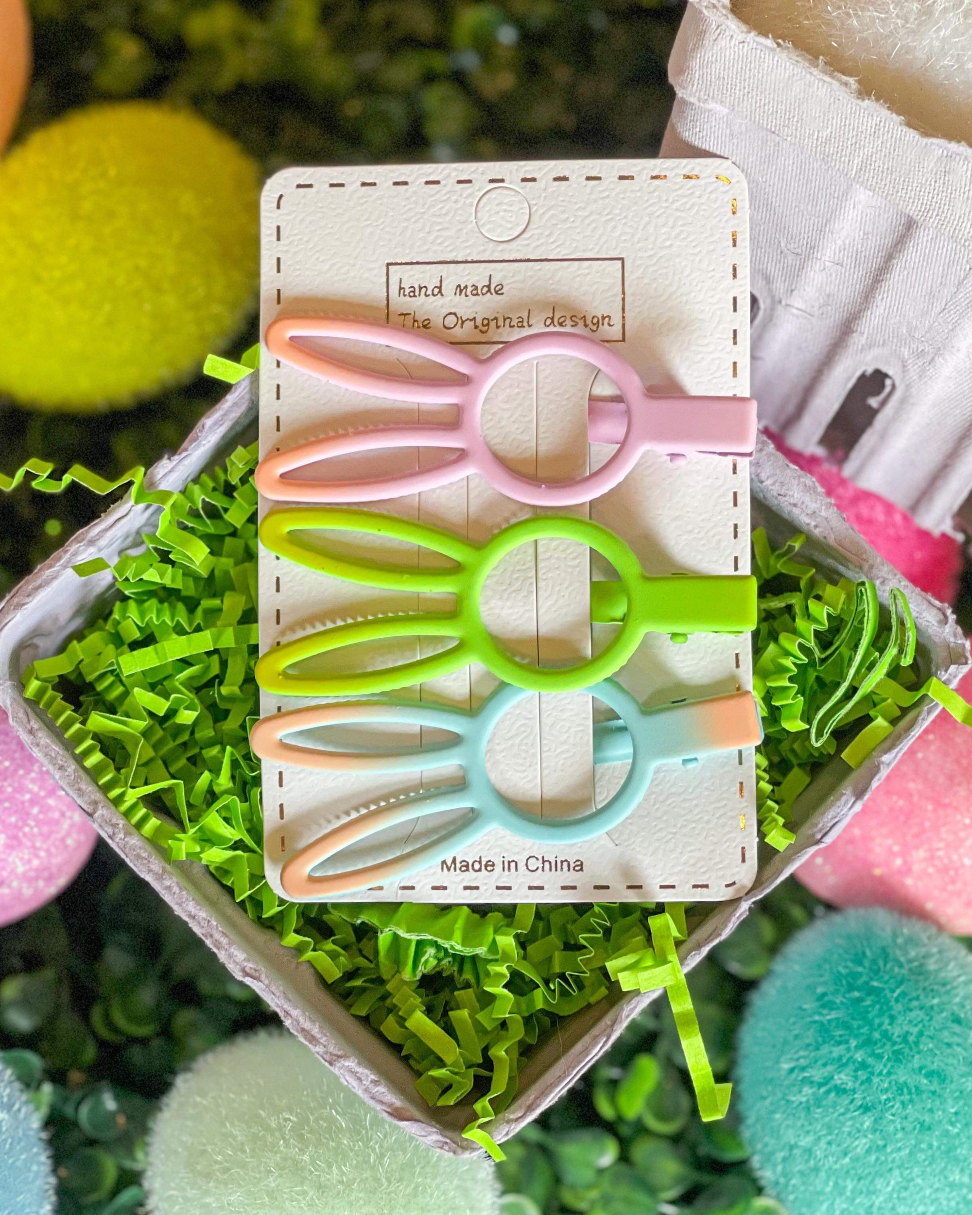 Ombre Pastel Bunny Bow Mini