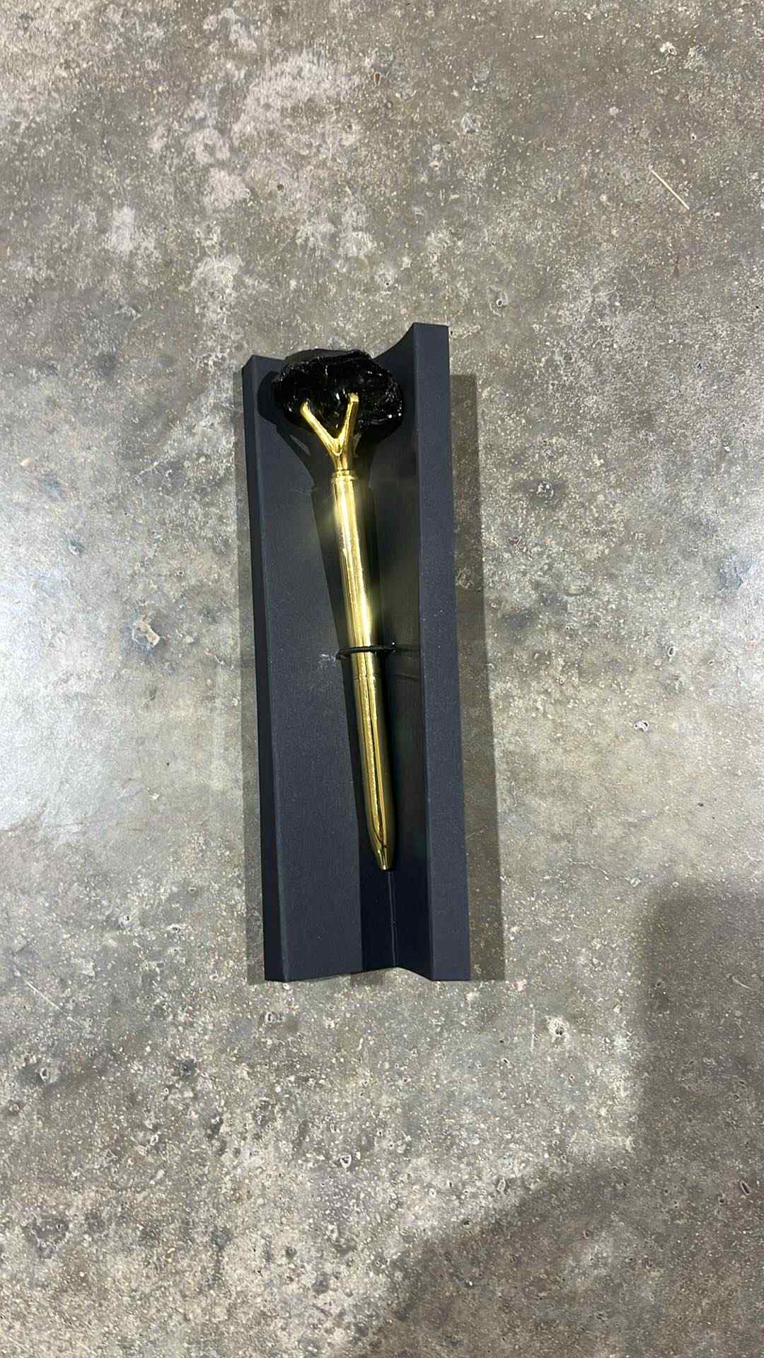 Black Obsidian crystal Pen