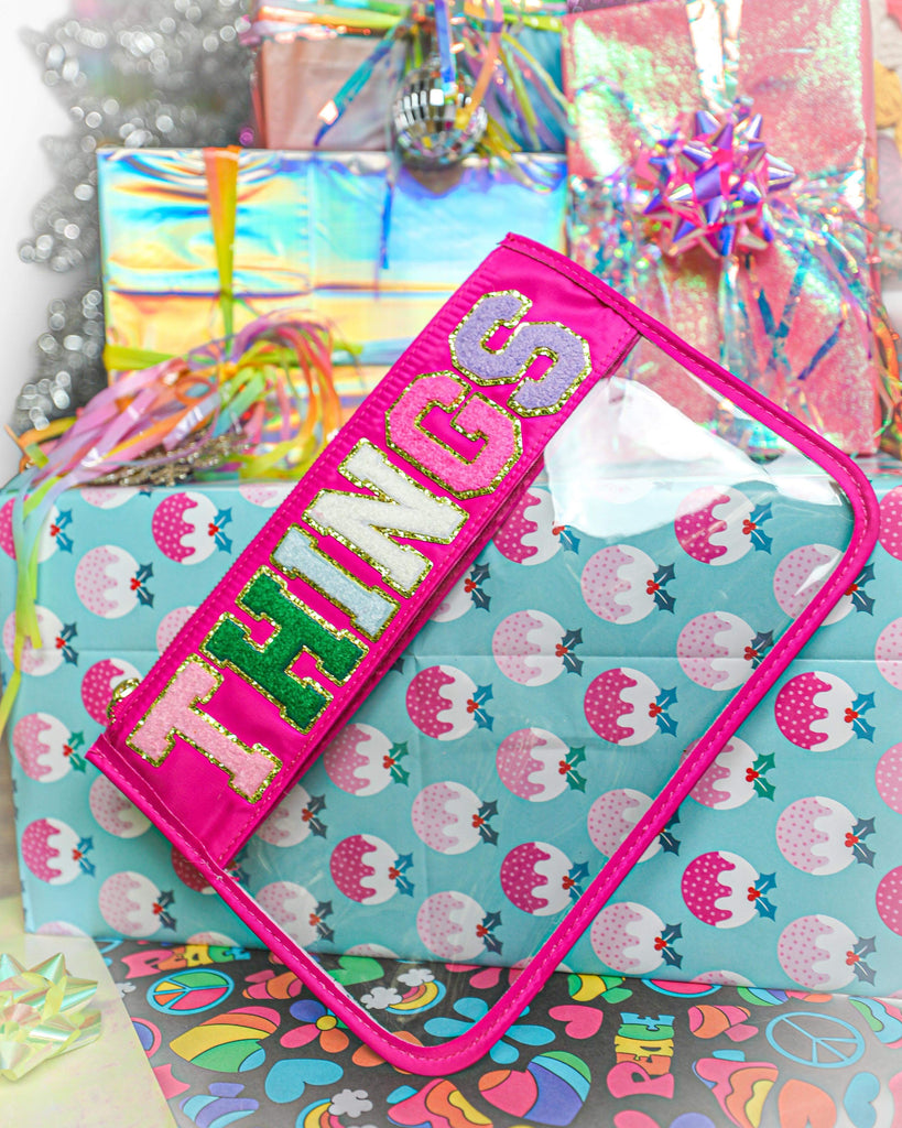 #16 Rose "Things" PVC Patch Bag