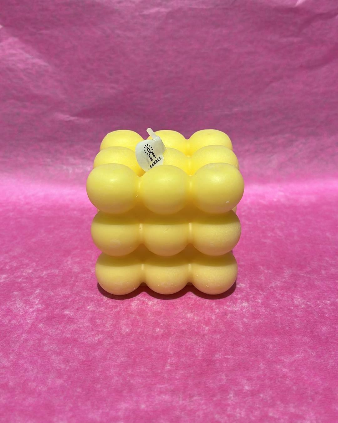 Bubble Cube Candle