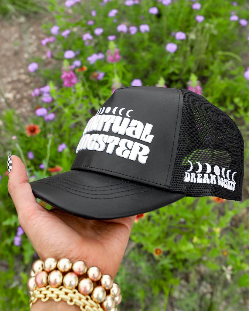 Black "Spiritual Gangster" Trucker Hat