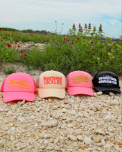 Load image into Gallery viewer, Pink&quot;Manifest That Shit&quot; Trucker Hat