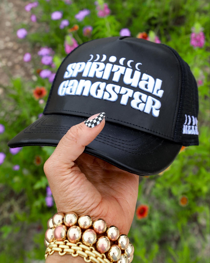 Black "Spiritual Gangster" Trucker Hat