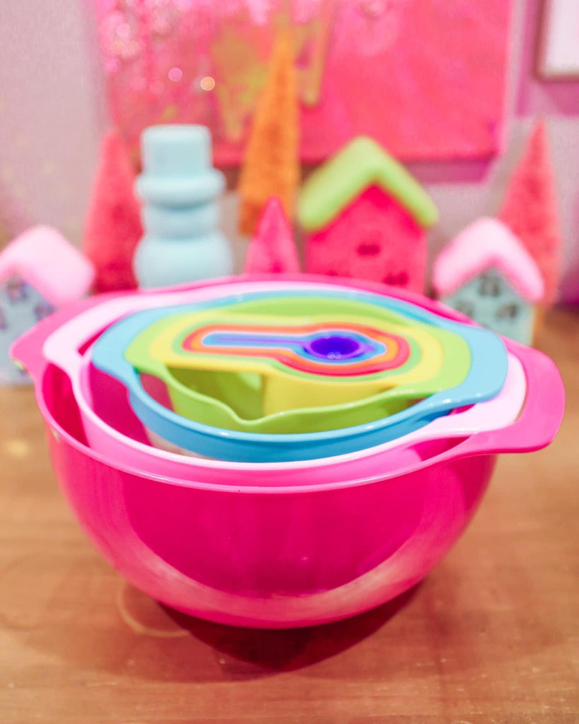 10 Piece Colorful Mixing Bowl Set