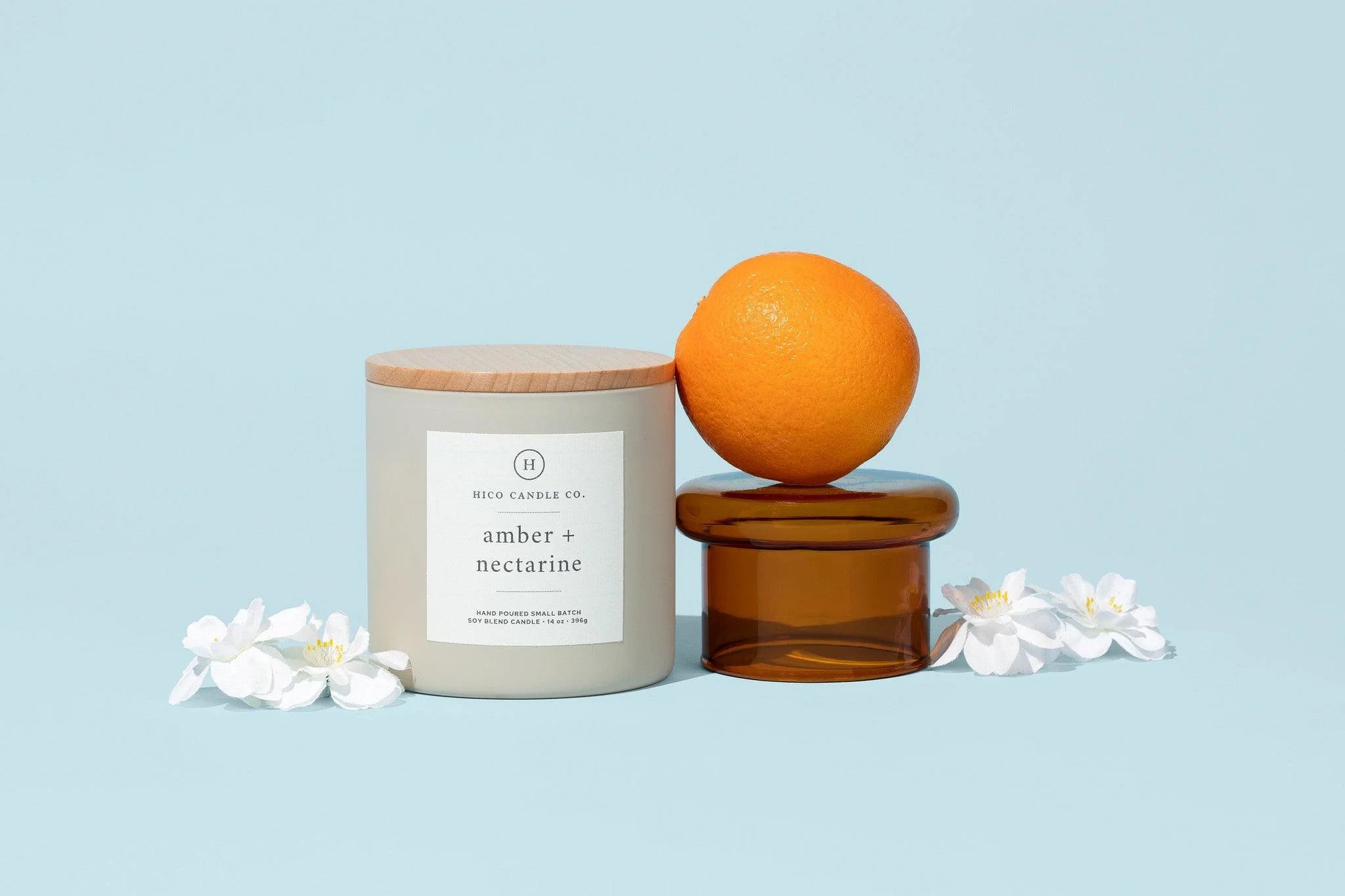 Hico Candle Co. Amber + Nectarine