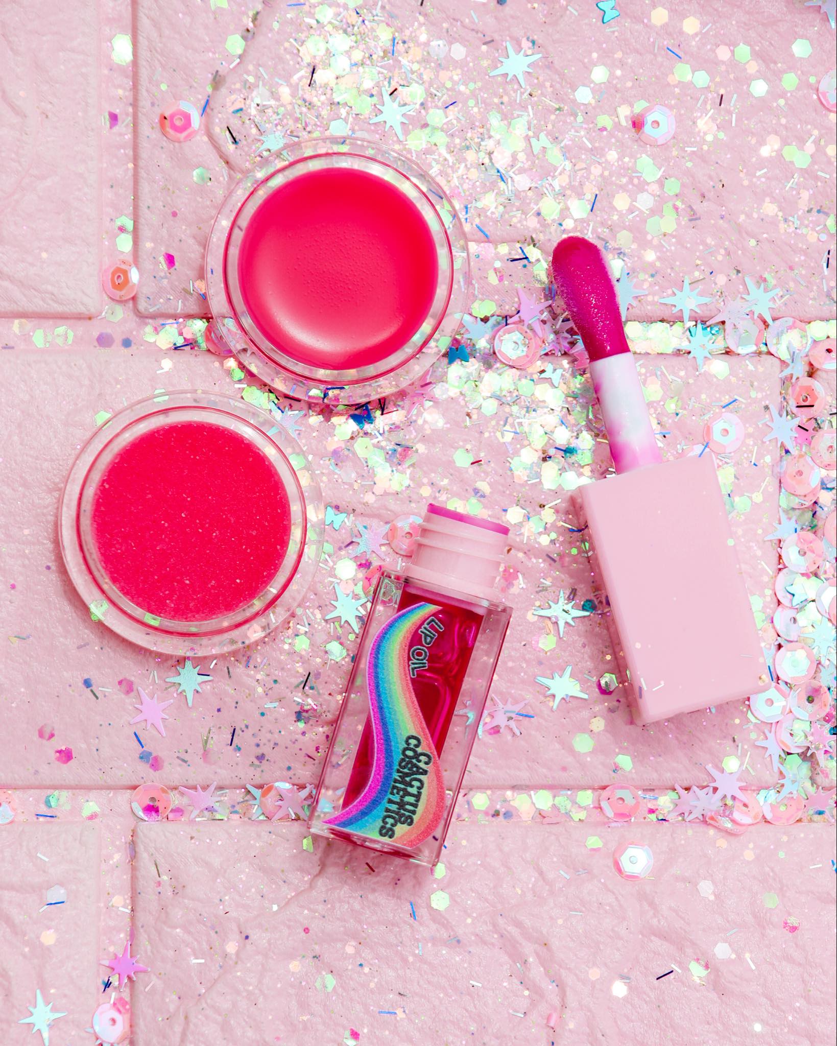 Retro Lip Oil + Scrub Set