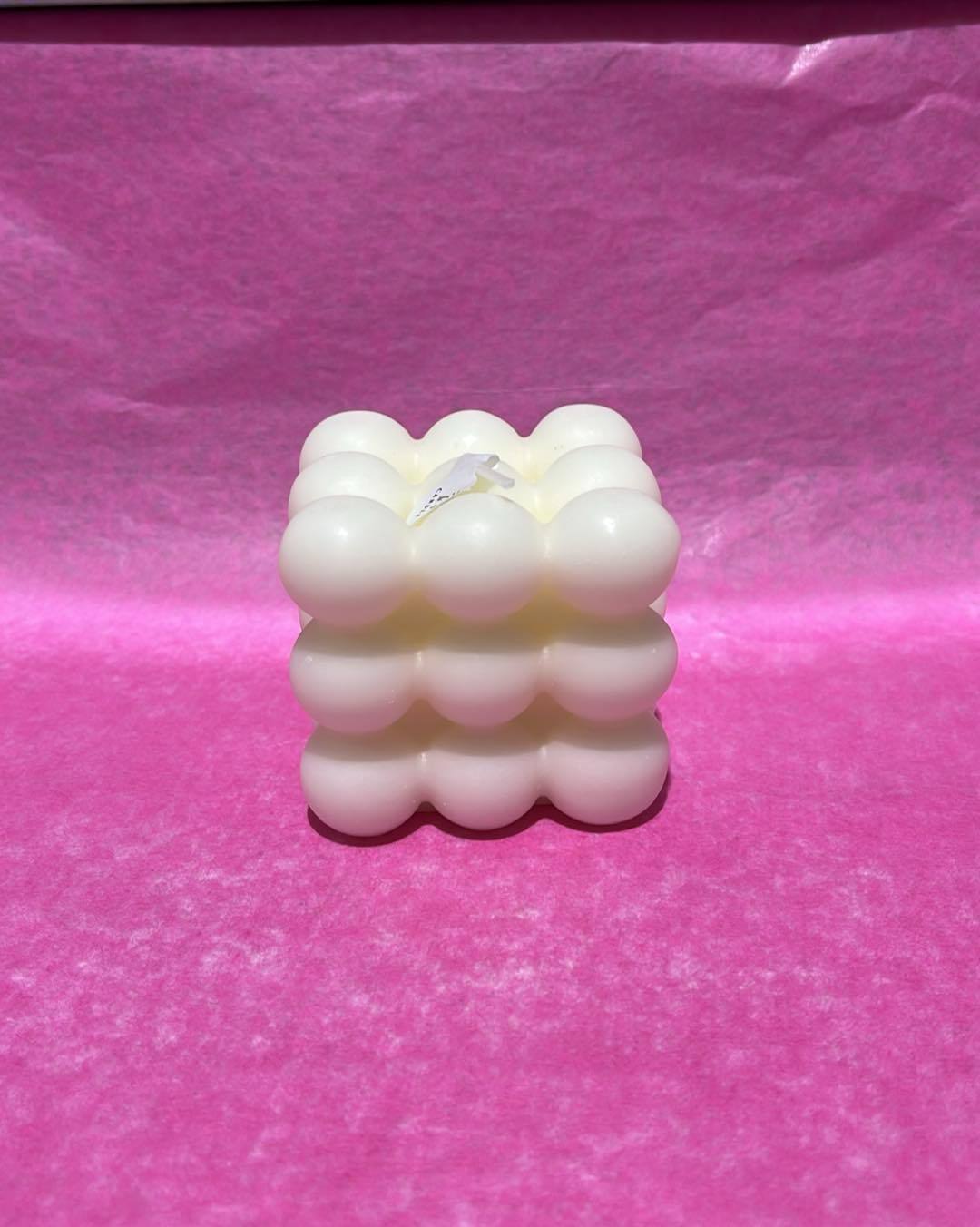 Bubble Cube Candle