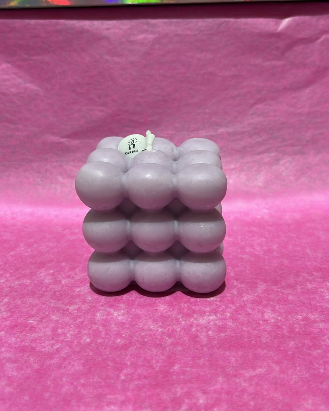 Bubble Cube Candle