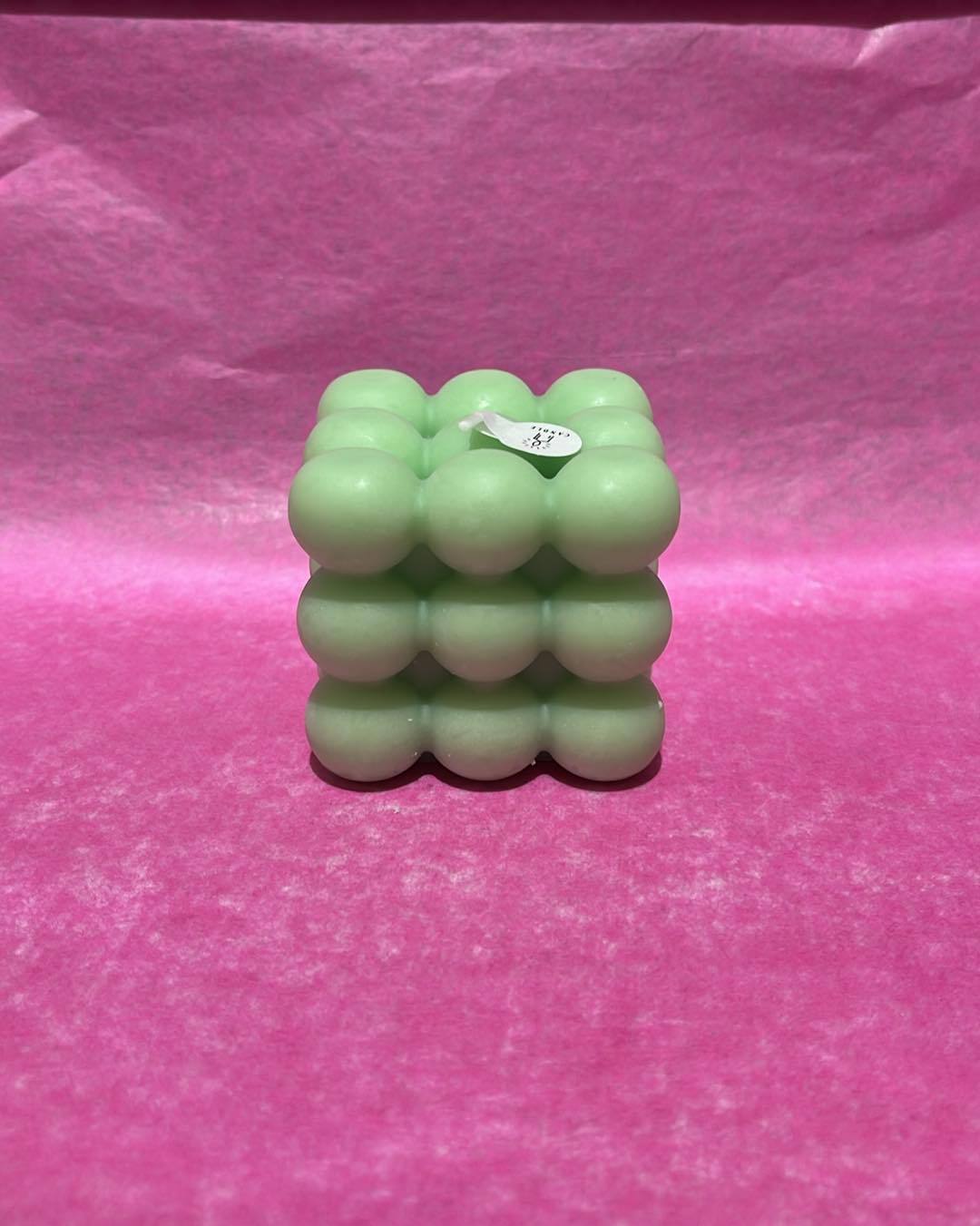 Bubble Cube Candle