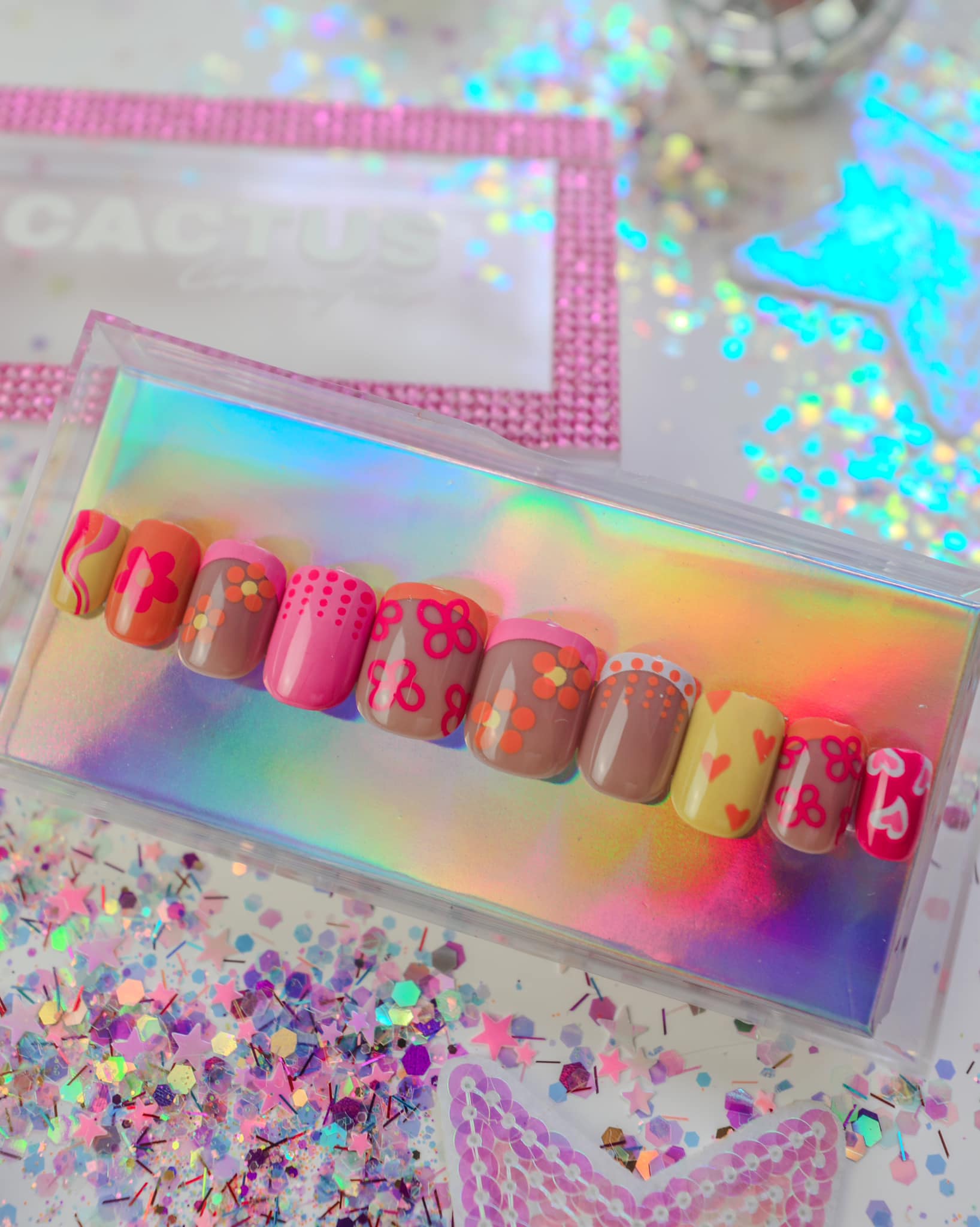Fall Floral Nails