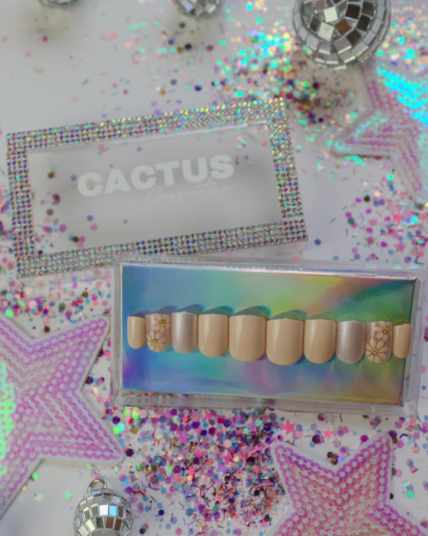 Egyptian Glitter Nails