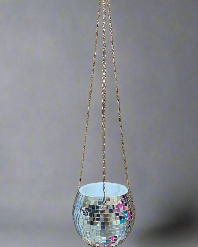 Disco Ball Planter
